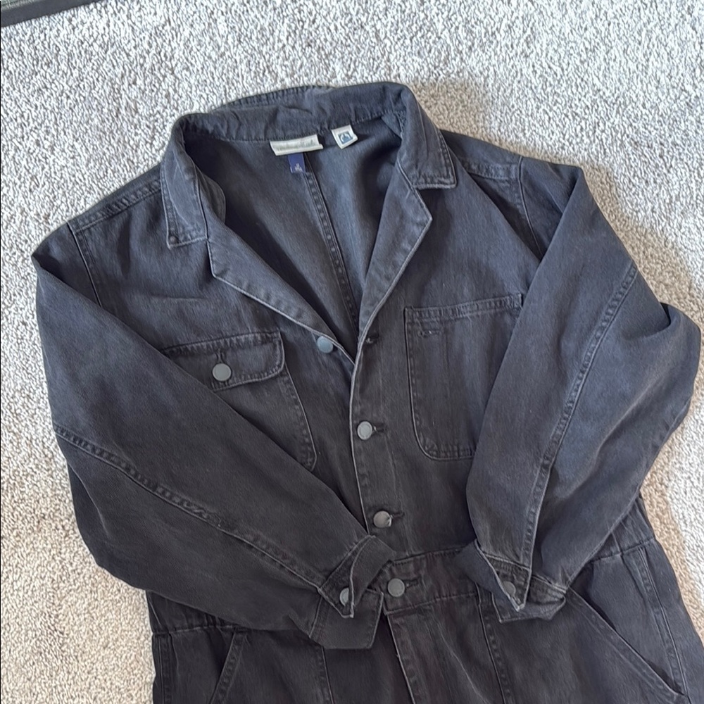 Universal Threads Black Denim Jumpsuit Target